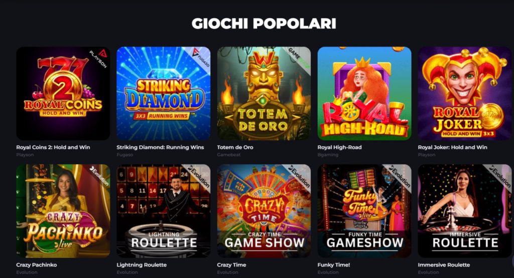 La Strepitosa Selezione di Giochi del Casinò Bdmbet